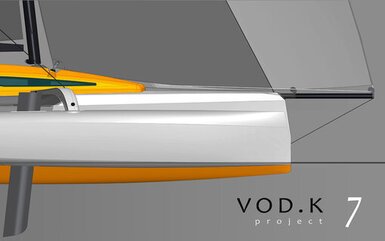 Folding trimaran VOD.K7